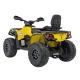 Quad na akumulator dla dzieci Can Am Outlander ATV z pilotem Żółty DK-CA005.2.4GHZ